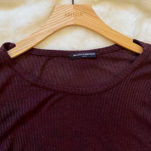 COPY - ⚡️ BURGUNDY BRANDY MELVILLE TOP ⚡️